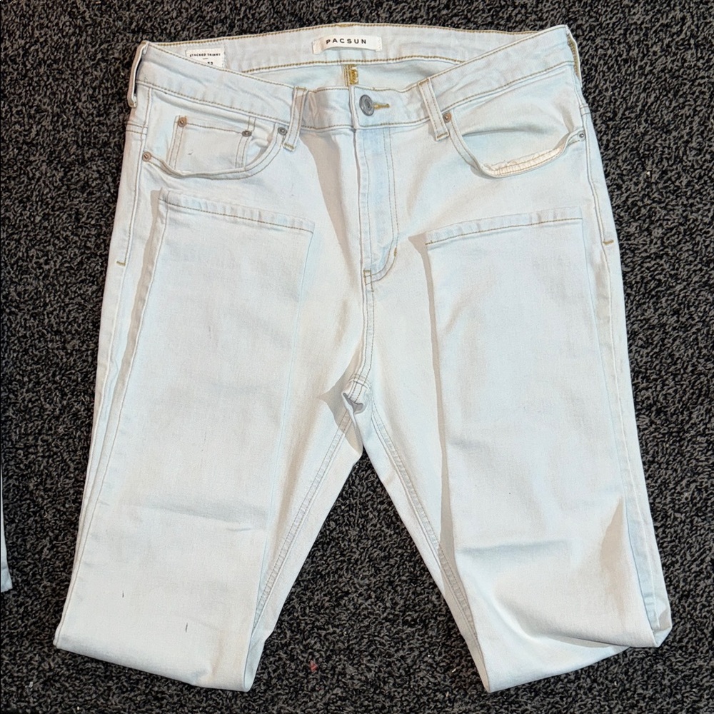 PacSun Men's Light Wash Skinny Jeans